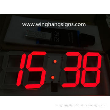 Red LED 3D digital Clock 88:88:88